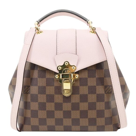 Louis Vuitton  Clapton Damier Ebene Backpack Bag Pink - Picture 1 of 12